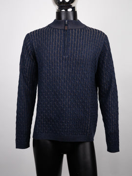 7 Downie Barren CableKnit Quarter Zip