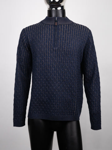 7 Downie Barren CableKnit Quarter Zip