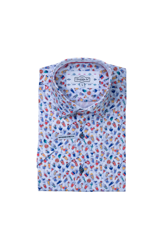 7 Downie 9103 Short Sleeve Sport Shirt