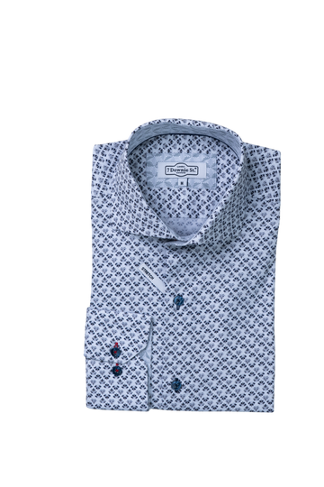 7 Downie 9005 Long Sleeve Sport Shirt - 0