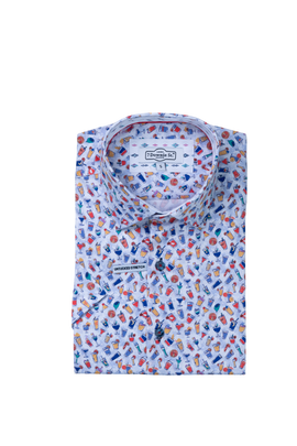 7 Downie 9103 Short Sleeve Sport Shirt - 0