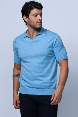 Buy blue 7 Downie Verona Johny Collar Polo