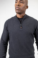 7 Downie Dolomite Waffle Knit Sweater-1