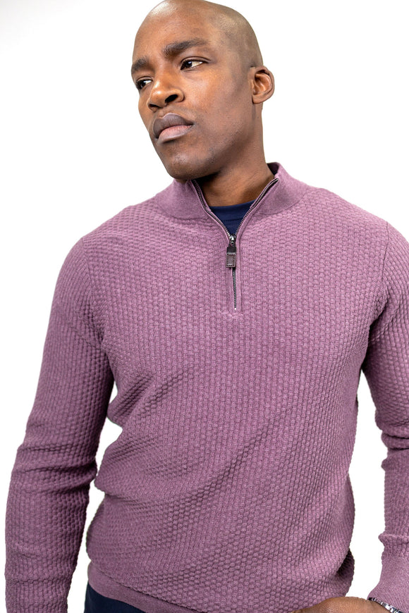 7 Downie Dolomite Waffle Knit Sweater