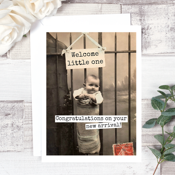 Greeting Card:  Welcome Little One