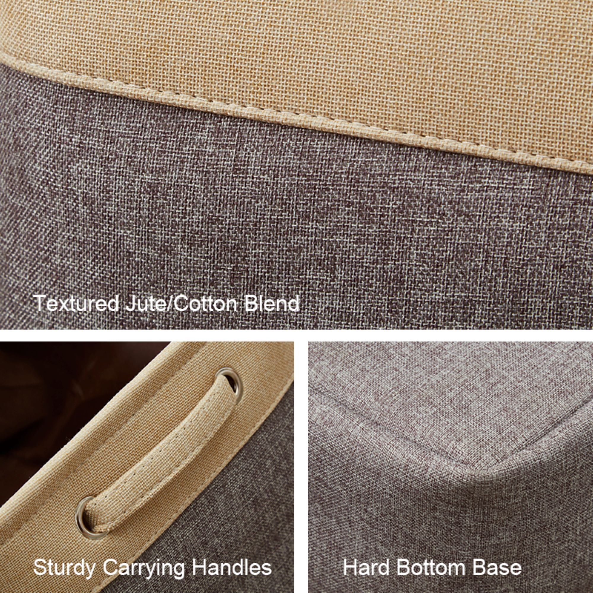 Foldable Fabric Storage Bin 3-pack