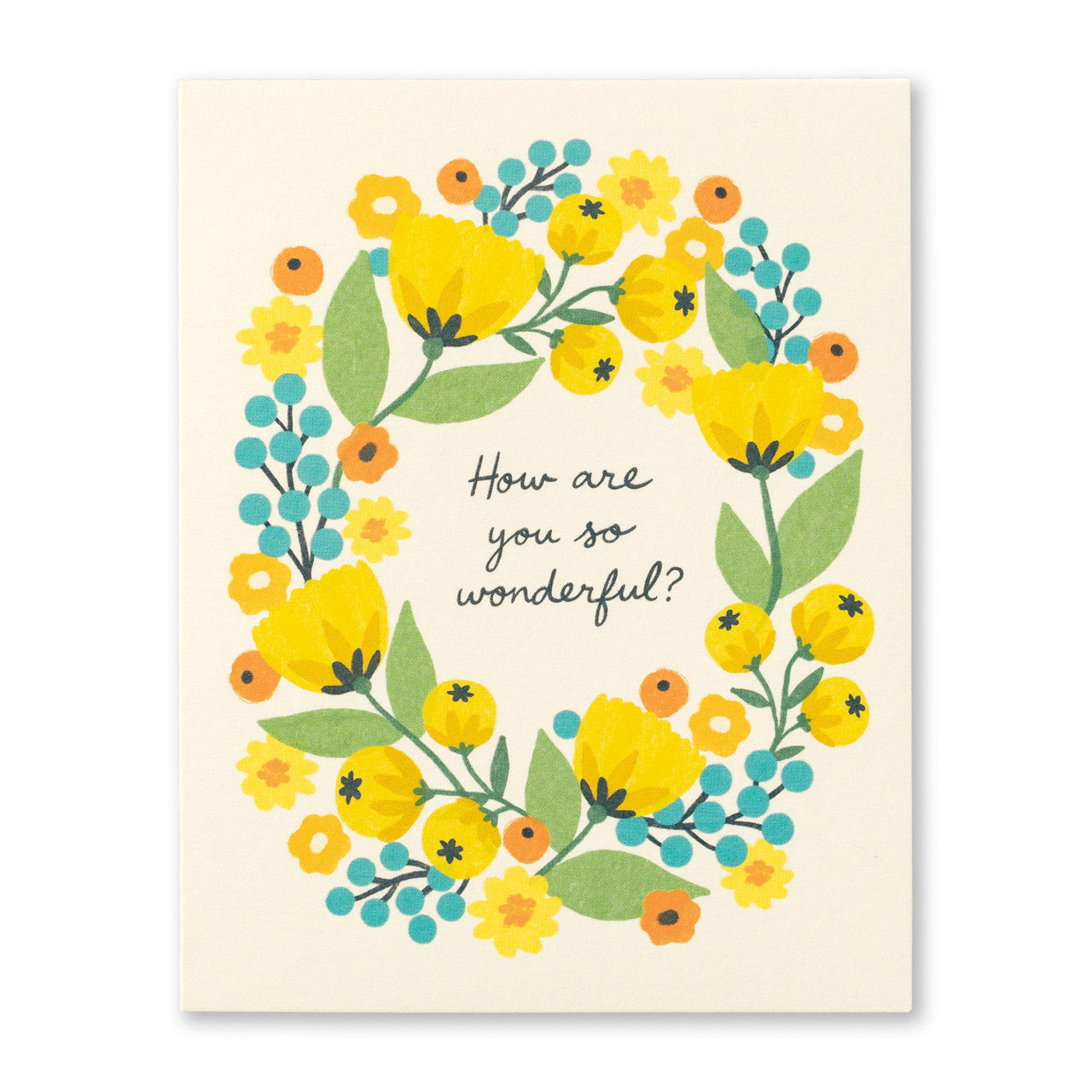Love Muchly (EN) Encouragement Card:  How Are You So Wonderful?