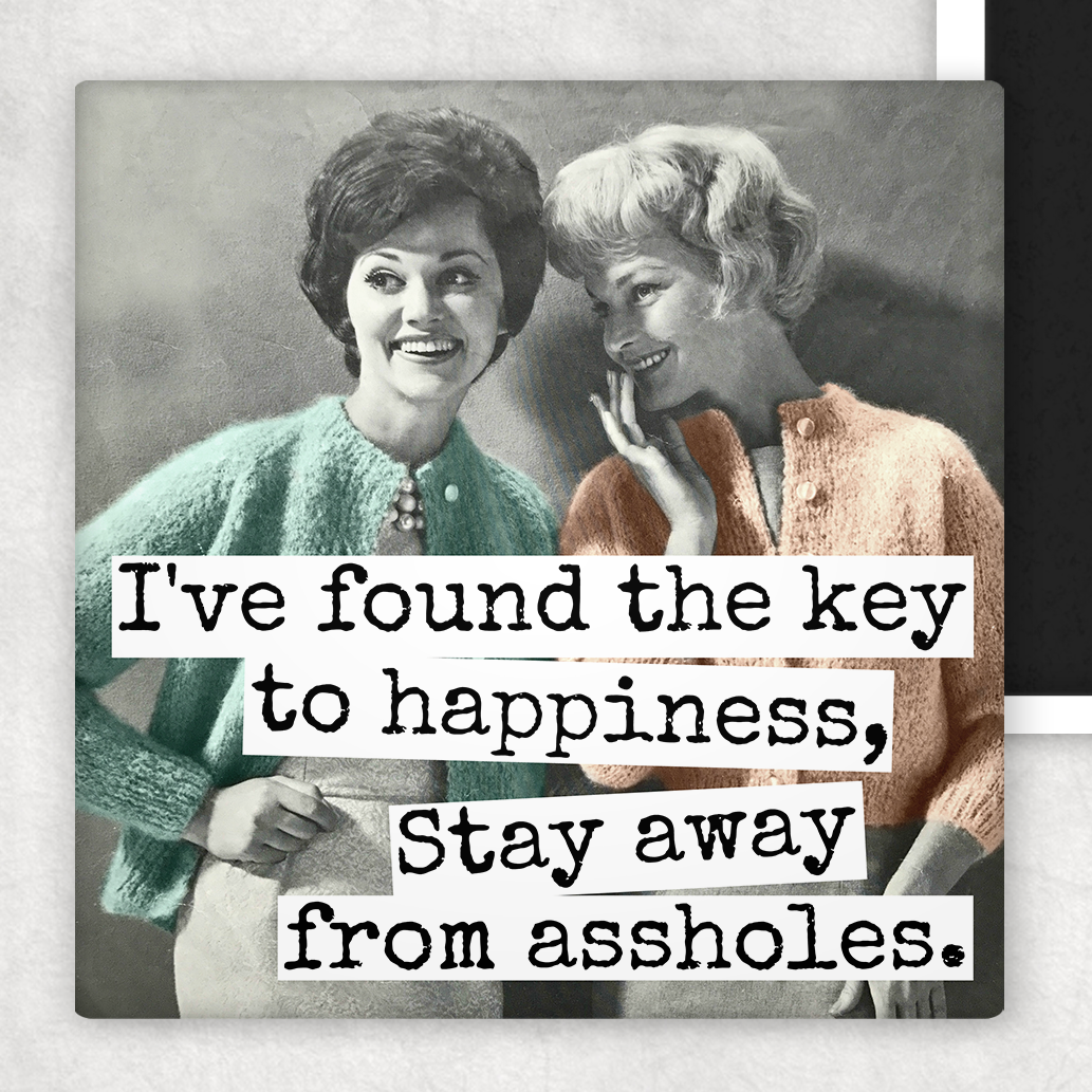 Fridge Magnet. I've Found The Key To Happiness...