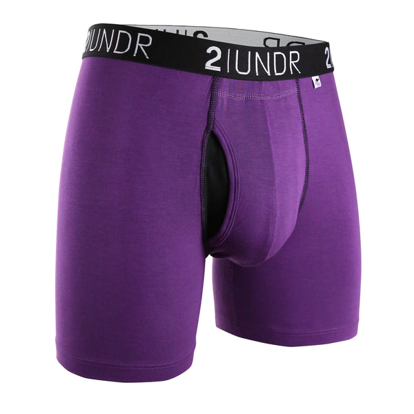 2Undr Swing Shift Boxer Brief Solid - Purple