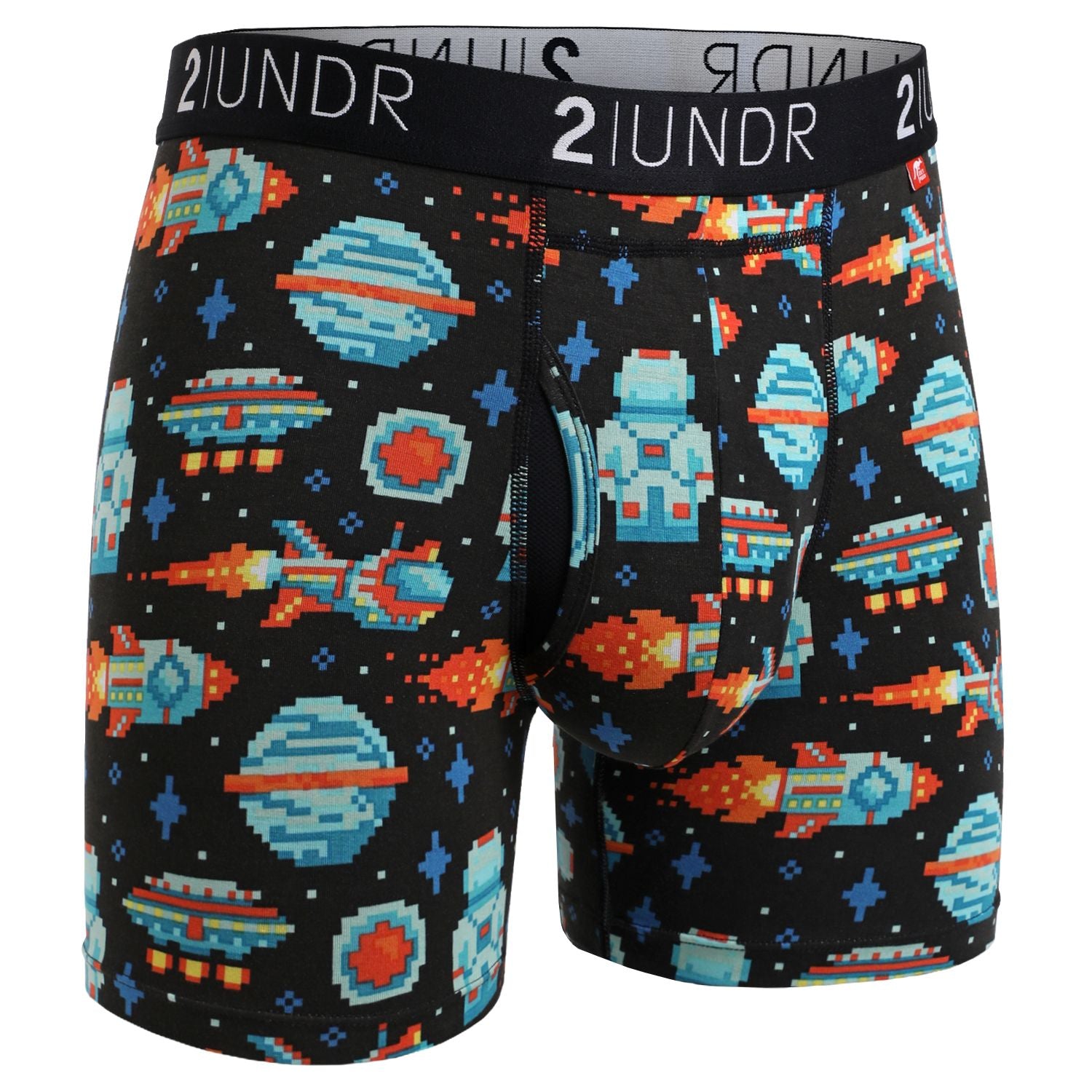 2Undr Swing Shift Boxer Brief Prints - Galactica