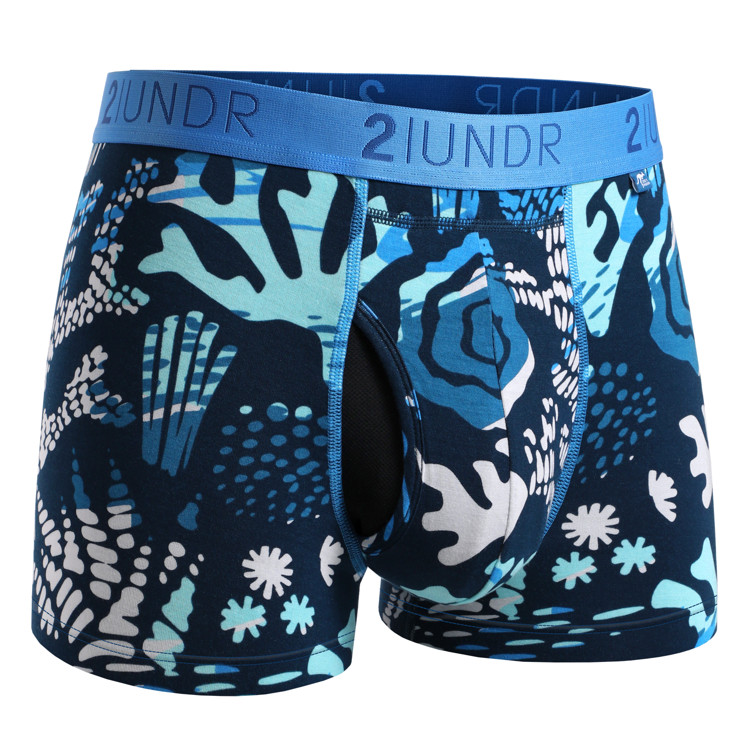 2Undr Swing Shift Trunk Print - Coral Reefer
