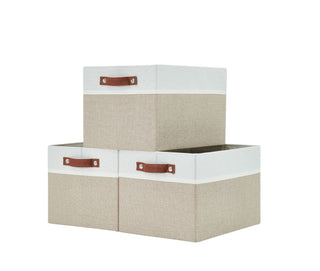 Collapsible Sturdy Storage Bin 3-pack XL