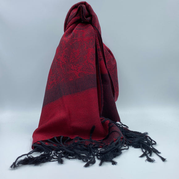 (009) Dark Red and Black