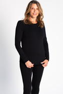 Terrera Georgia Crew Neck Long Sleeve Top