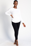 Terrera Georgia Crew Neck Long Sleeve Top