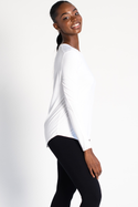 Terrera Georgia Crew Neck Long Sleeve Top