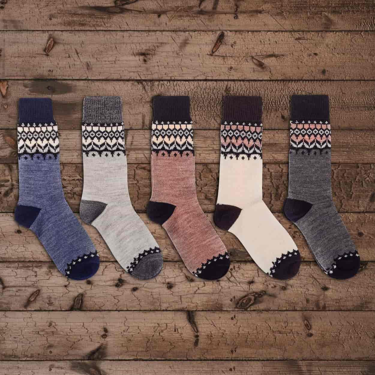 Buy ash Nordic Socks Merino Wool PERFORM™ Warm (Jorunn) - Unisex