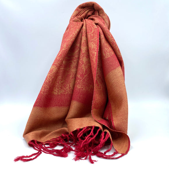 (011) Coral and Dark Red