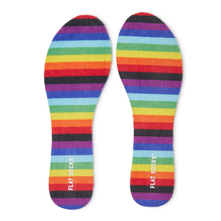 Buy rainbow Flat Socks