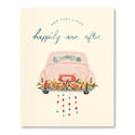 Love Muchly  (WED) Wedding Card:  And Then They Lived Happily Ever After