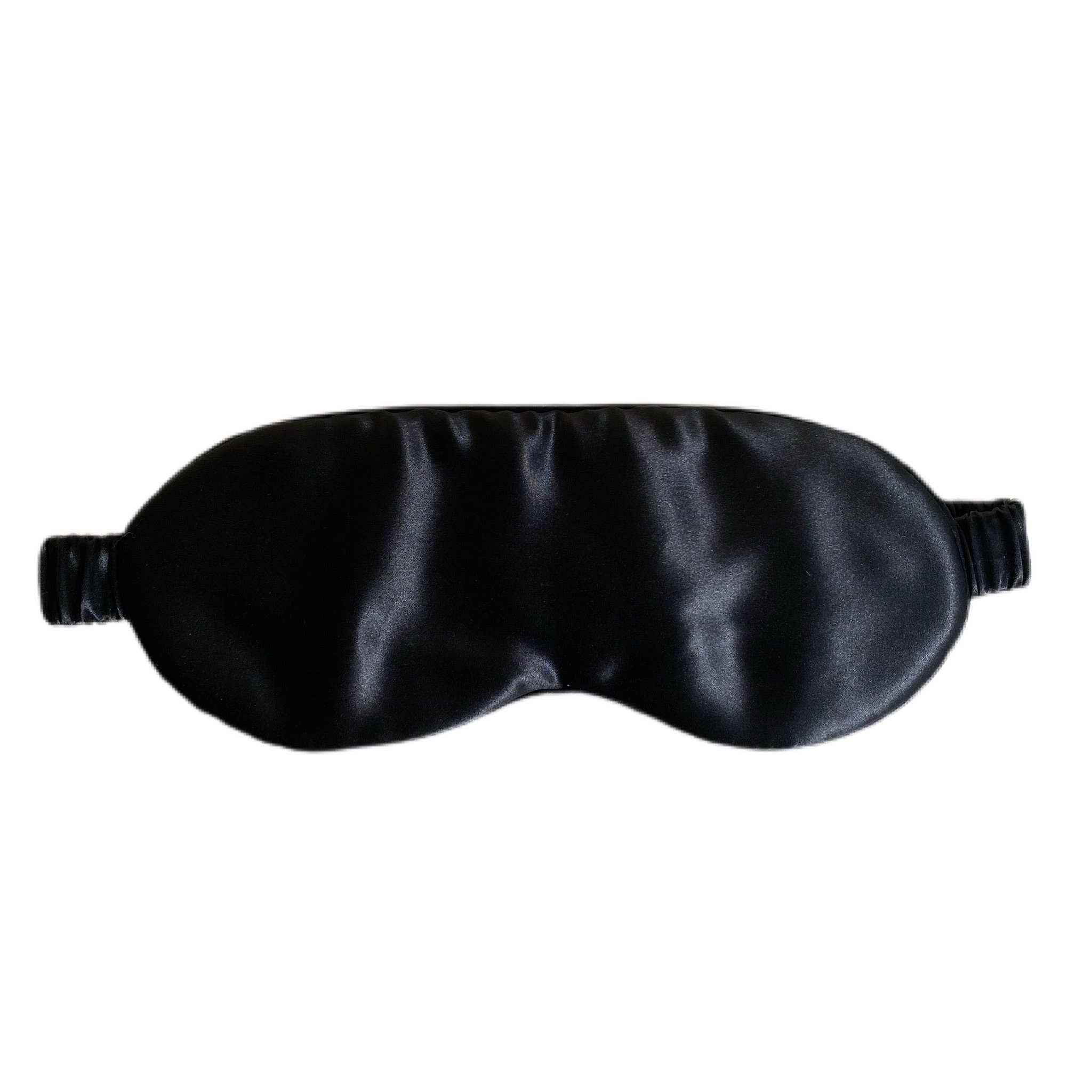 Organic Silk Sleep Eye Mask - Black