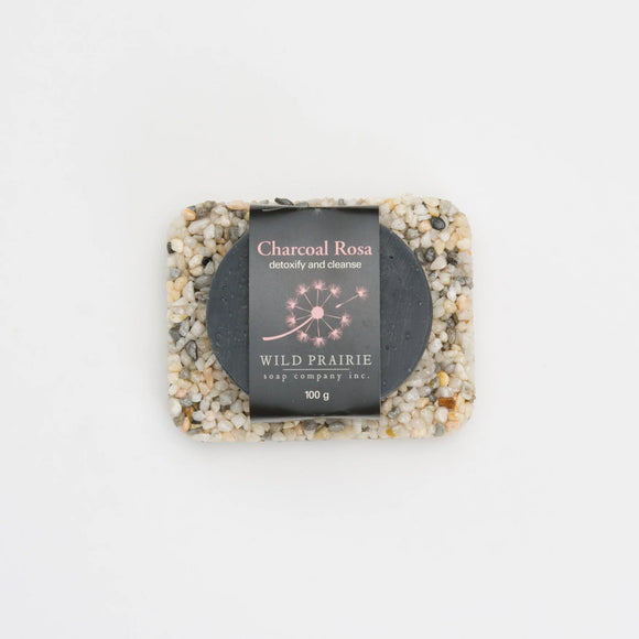 Wild Prairie Charcoal Rosa Bar soap