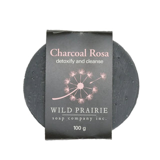 Wild Prairie Charcoal Rosa Bar soap