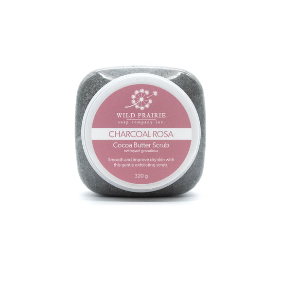 Wild Prairie Charcoal Rosa Cocoa Butter Scrub