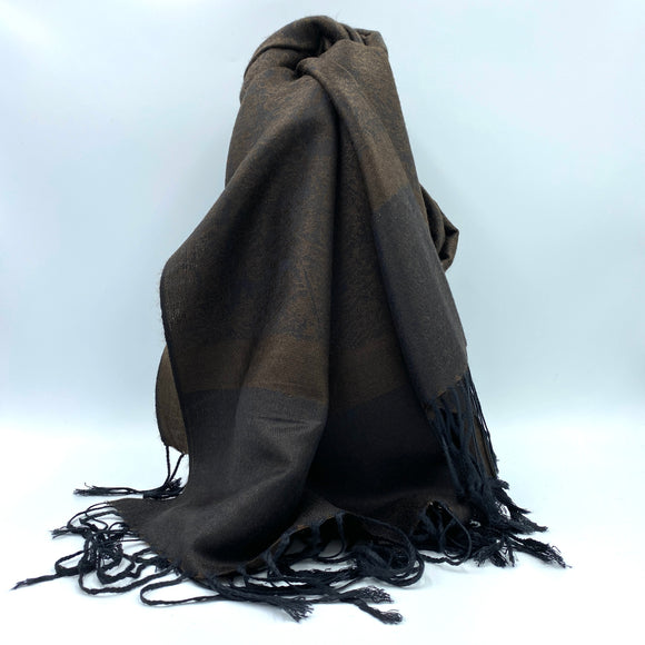 (001) Chocolate Brown and Black