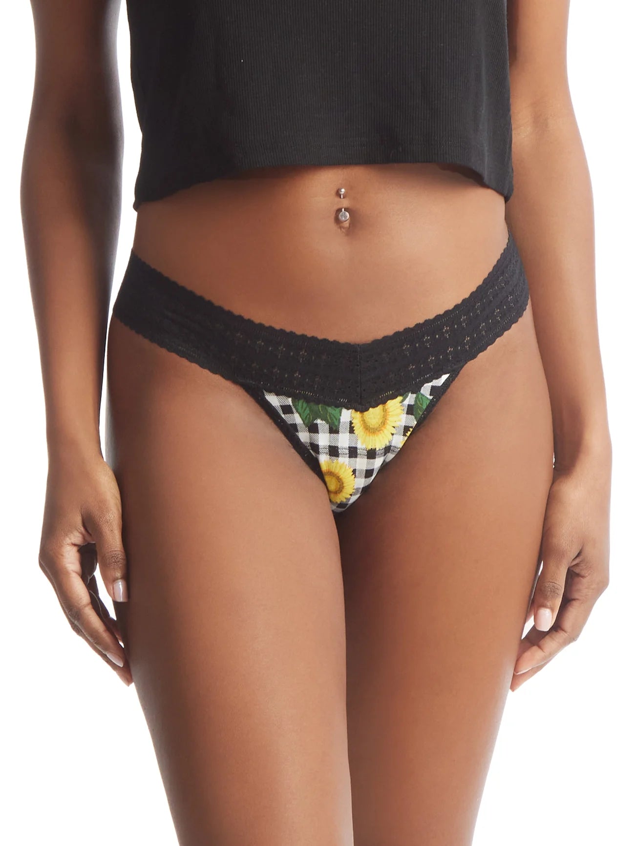 Hanky Panky Dream Ease Fields of Gold Thong-5