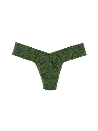 Buy bitter-olive Hanky Panky Signature Lace Low Rise Thong - Packaged 4911p