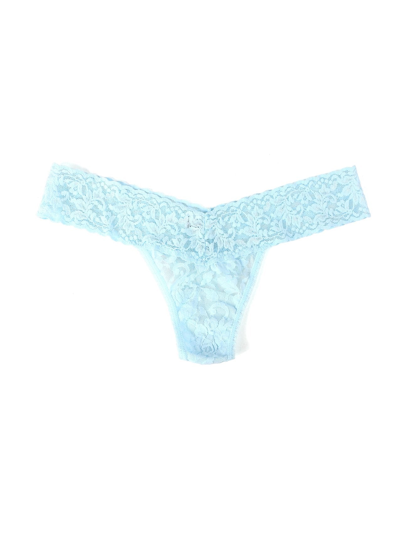 Buy celeste-blue Hanky Panky Signature Lace Low Rise Thong - Packaged 4911p