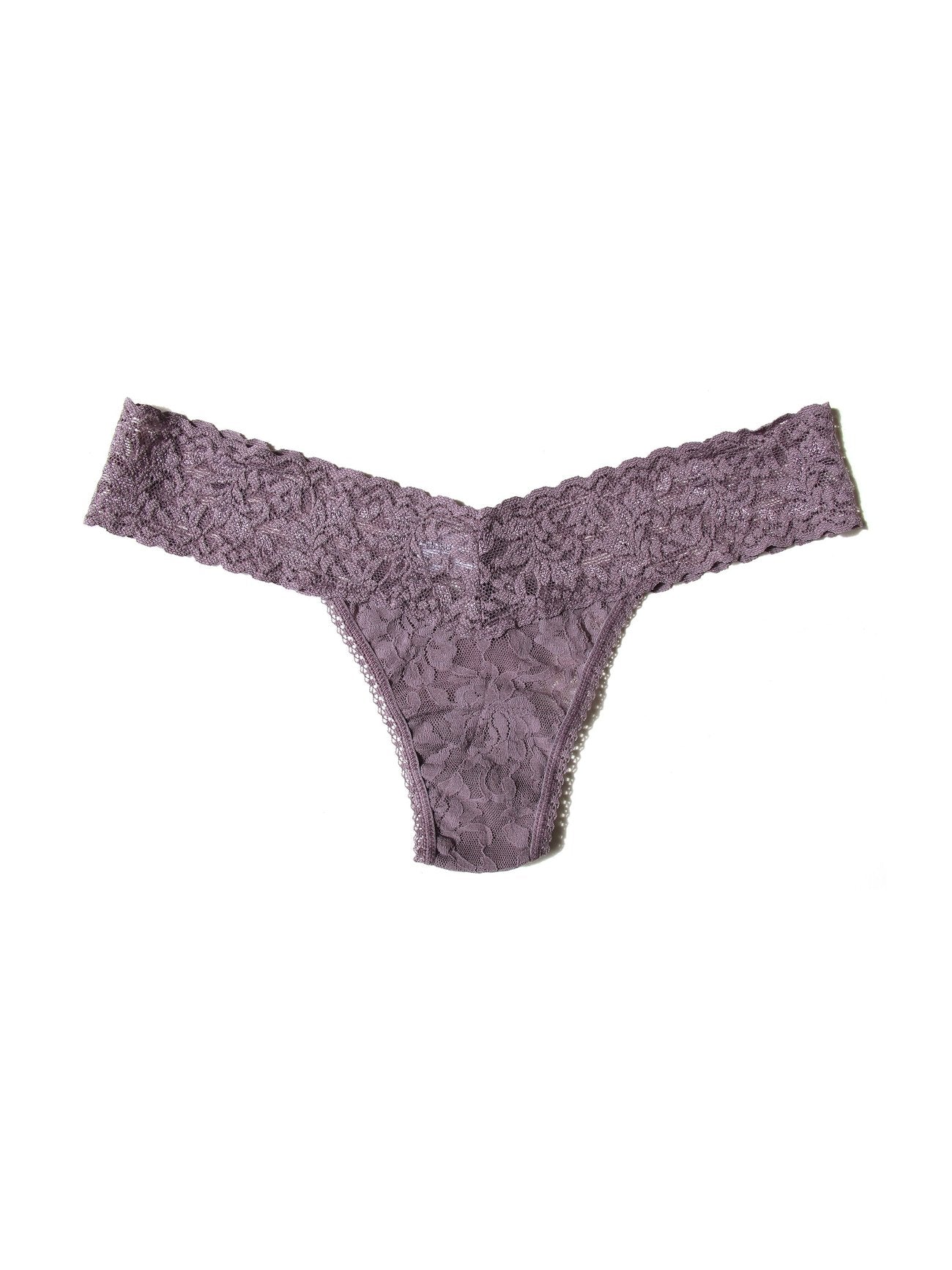 Hanky Panky Signature Lace Low Rise Thong (4911P),Intuition 