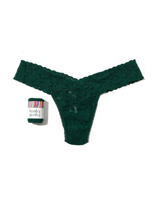 Buy green-queen Hanky Panky Signature Lace Low Rise Thong - Packaged 4911p