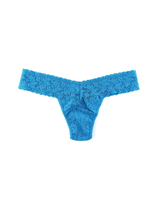Buy kingfisher-blue Hanky Panky Signature Lace Low Rise Thong - Packaged 4911p