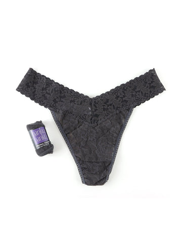 Buy granite Hanky Panky Signature Lace Original Rise Thong-Packaged 4811p