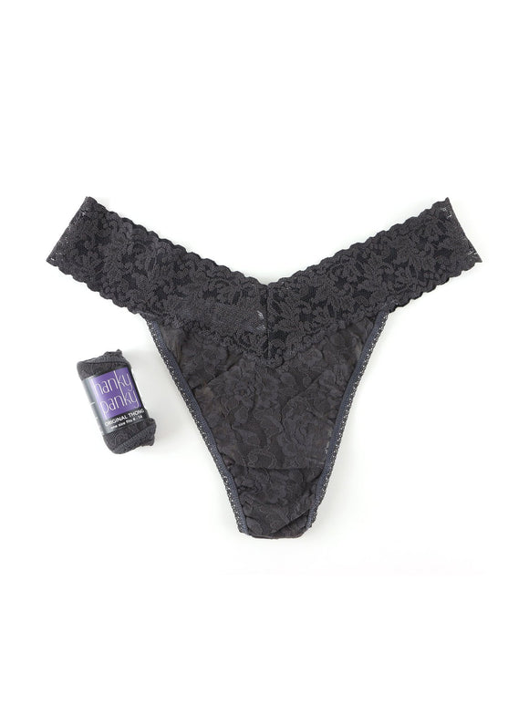 Hanky Panky Signature Lace Original Rise Thong-Packaged 4811p