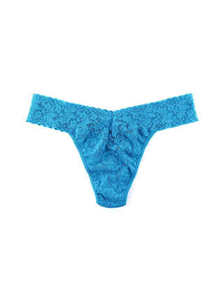 Buy kingfisher-blue Hanky Panky Signature Lace Original Rise Thong-Packaged 4811p