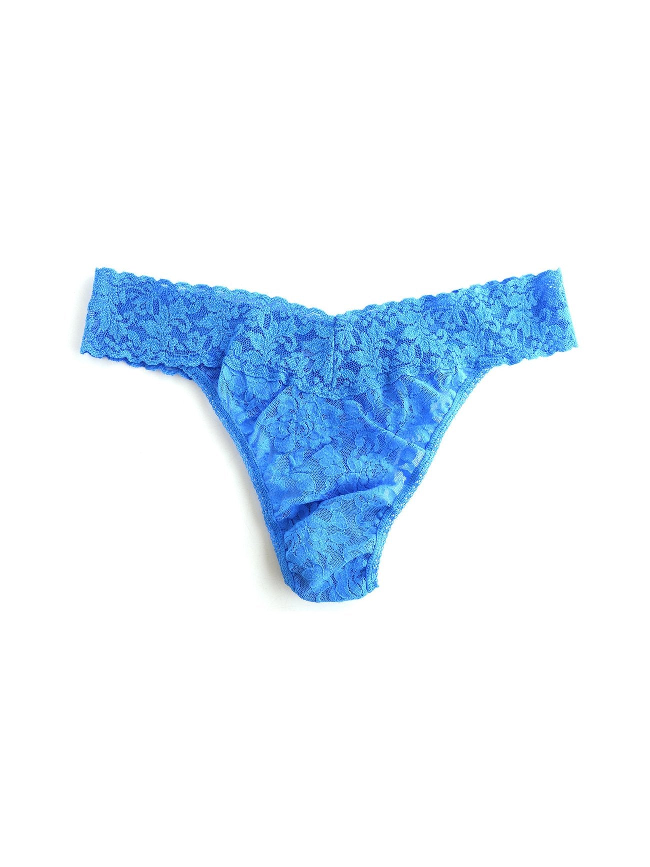 Buy laguna-blue Hanky Panky Signature Lace Original Rise Thong-Packaged 4811p