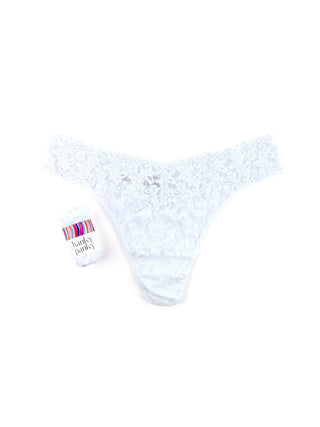 Buy white Hanky Panky Signature Lace Original Rise Thong-Packaged 4811p