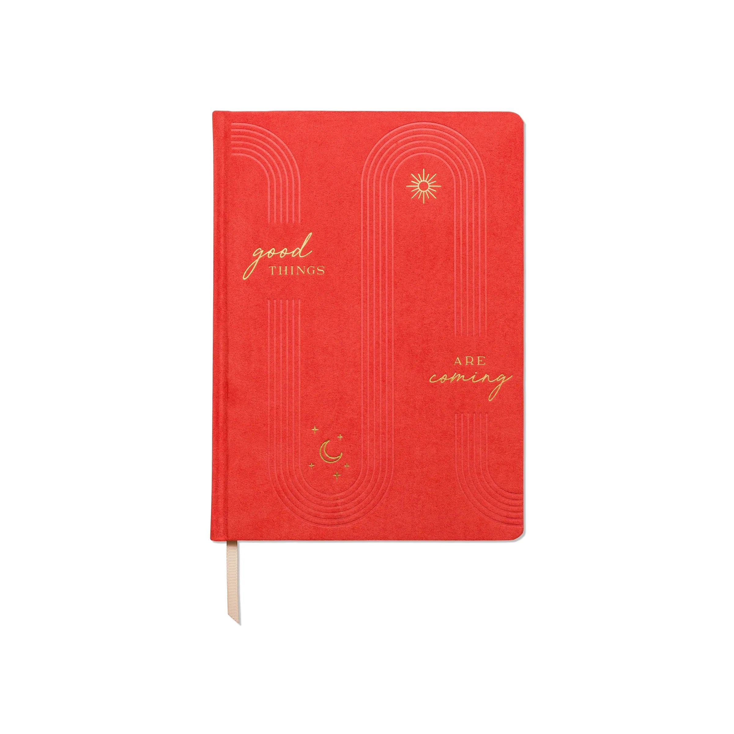 Designworks Jumbo Bookcloth Journal - Good Things are Coming