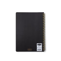 Designworks Textured Paper Cover Twin Wire A4 Crest Notebook
