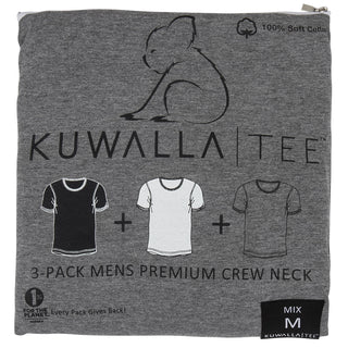 Kuwalla Tee Men Crew Neck  Tshirt - 3 pack - KUL-CM1006
