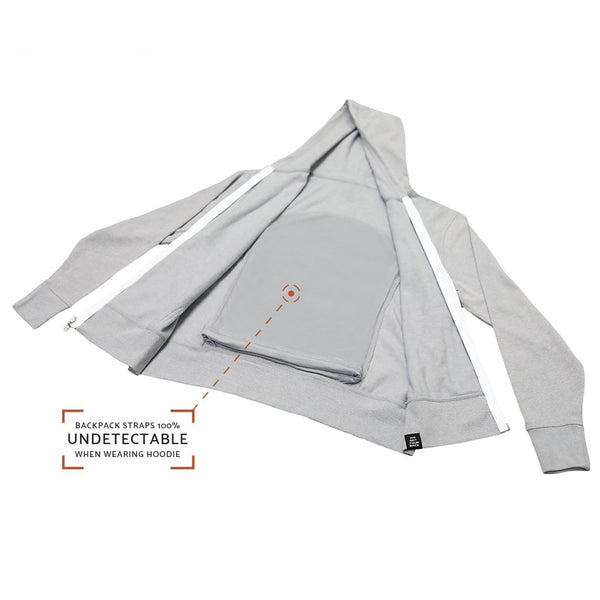 Quick Flip Hero Hoodie Liteweight UNISEX Full Zip