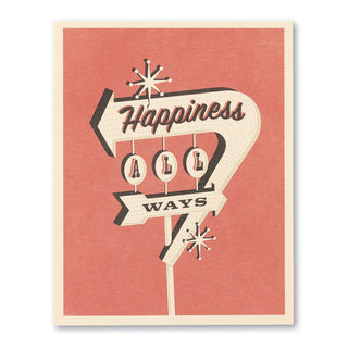 Love Muchly (BD) Birthday Card:  Happiness All Ways