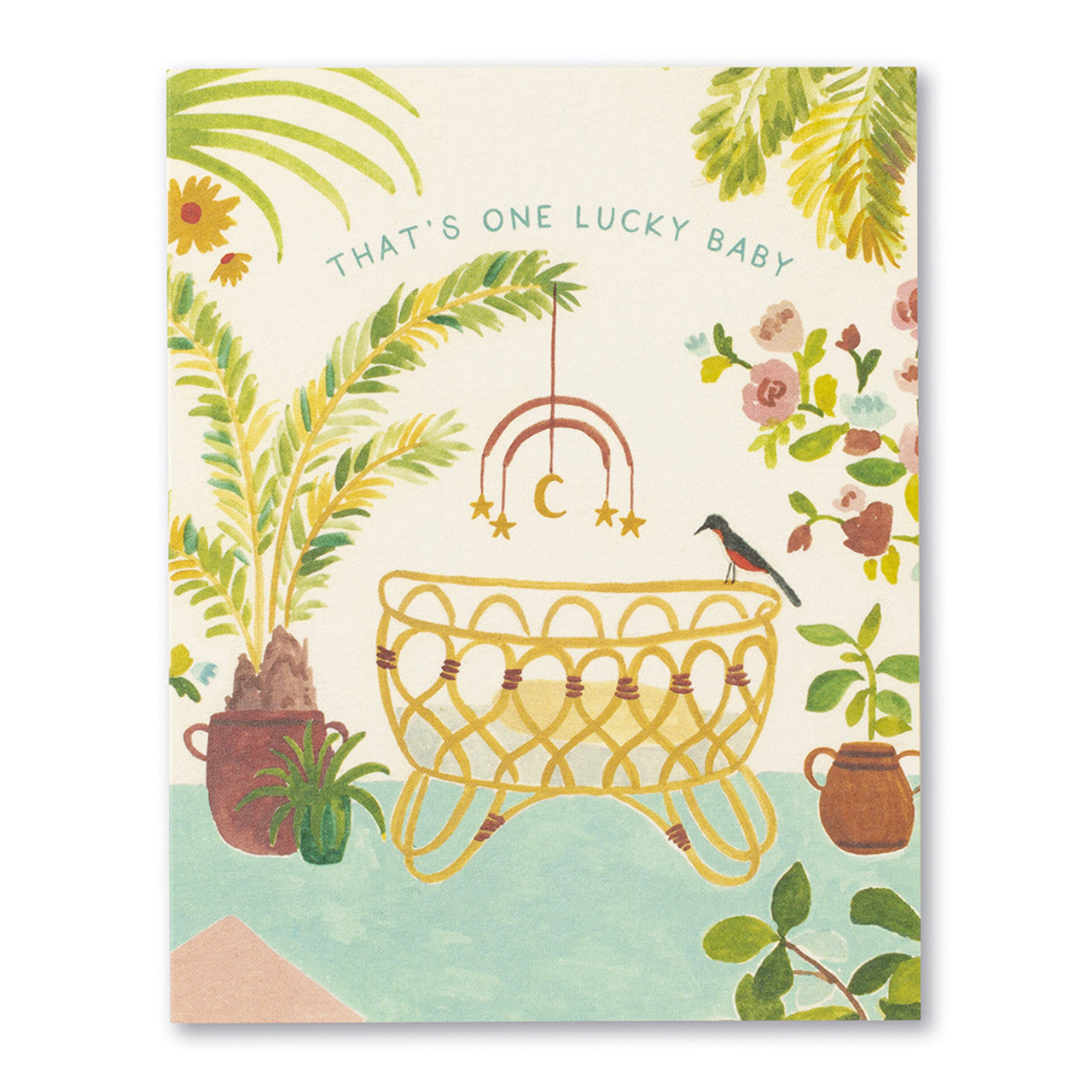 Love Muchly (BA) Baby Card:  That's One Lucky Baby
