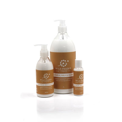 Wild Prairie Oatmeal Milk & Honey Hand & Body Lotion