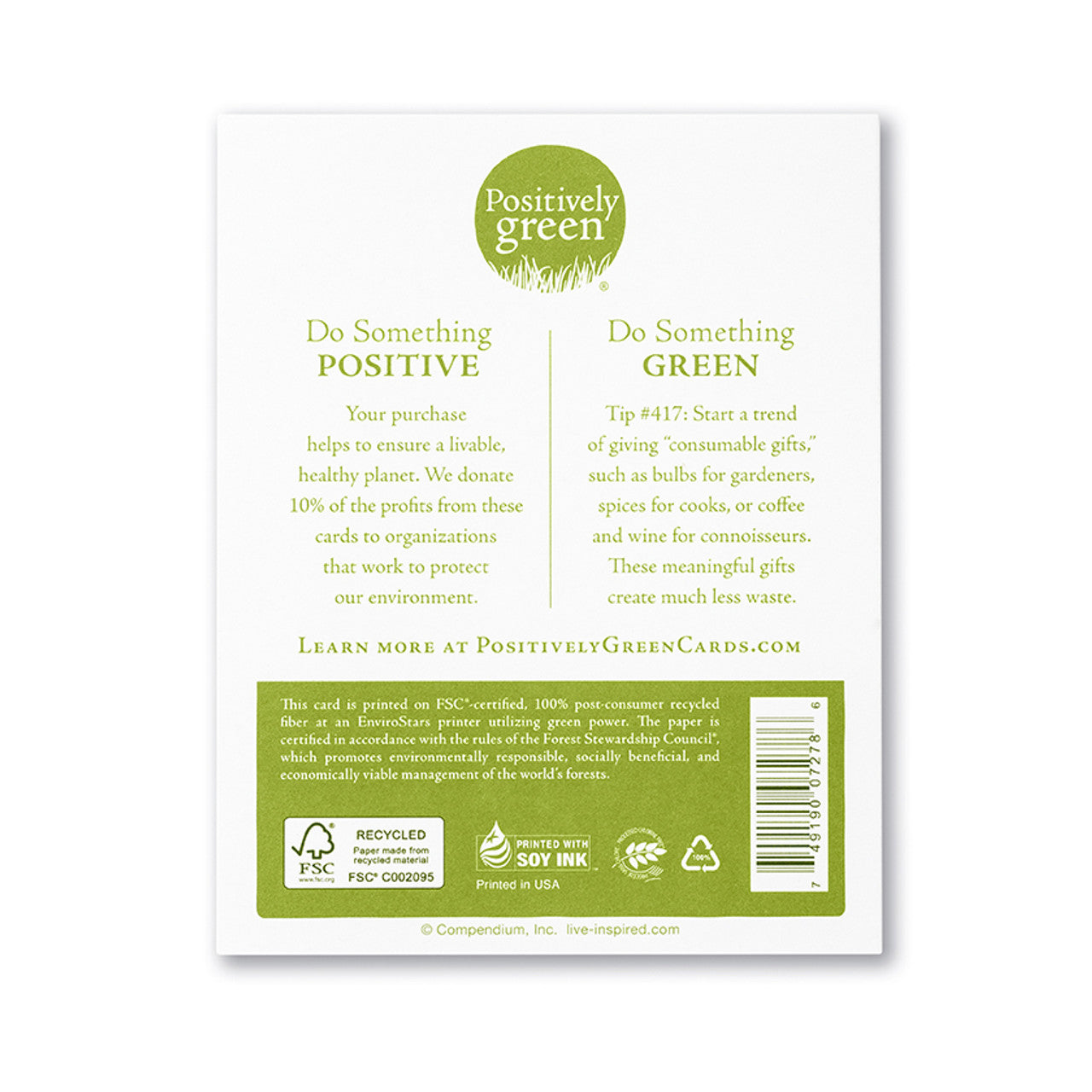 Positively Green (HOL) Holiday Card:  Joy Is Everywhere
