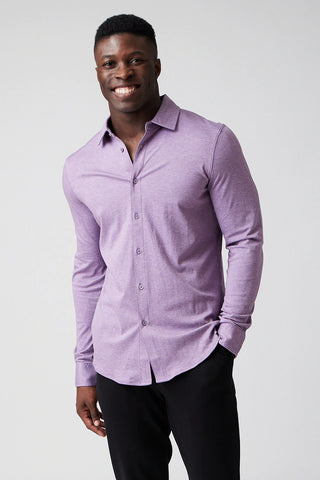 Buy lilac Raffi Long Sleeve Button up Front