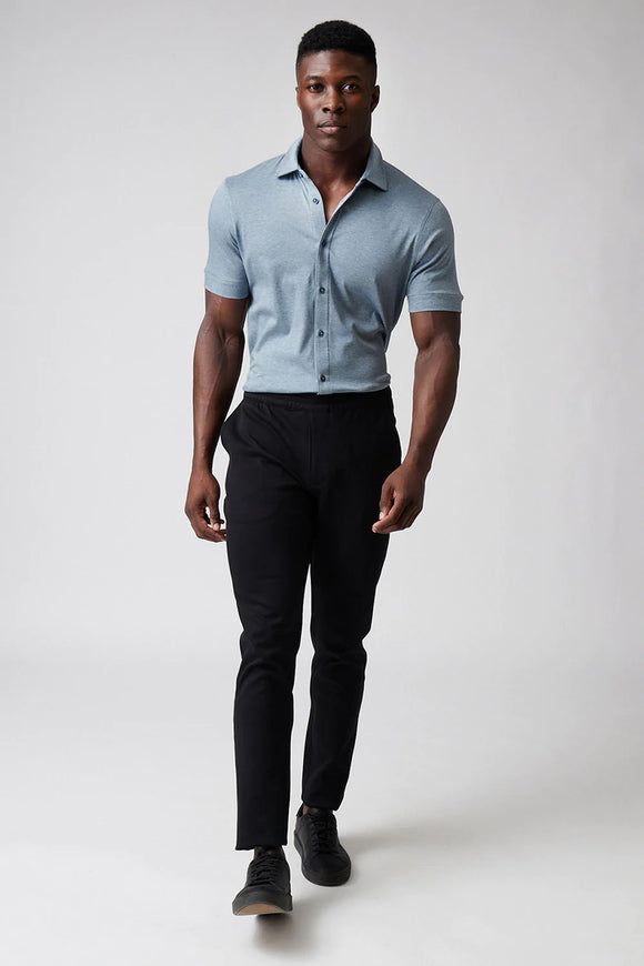 Raffi All Year Round Aqua Cotton Short Sleeve Button up RW22210 - My Filosophy